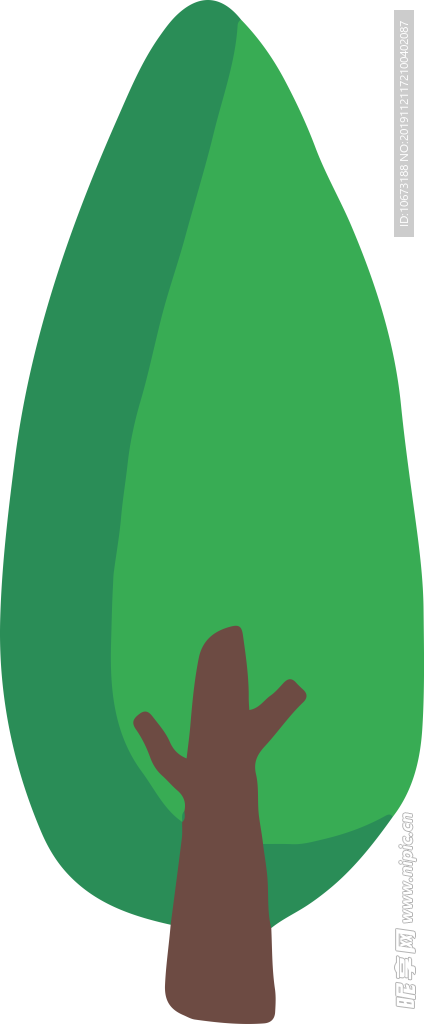 卡通树