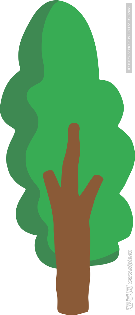 卡通树