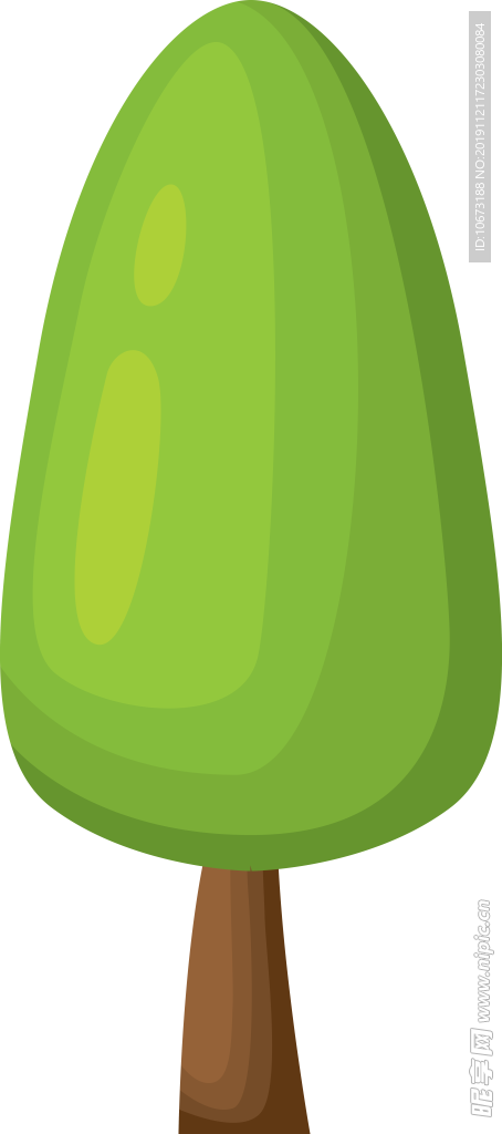 卡通树