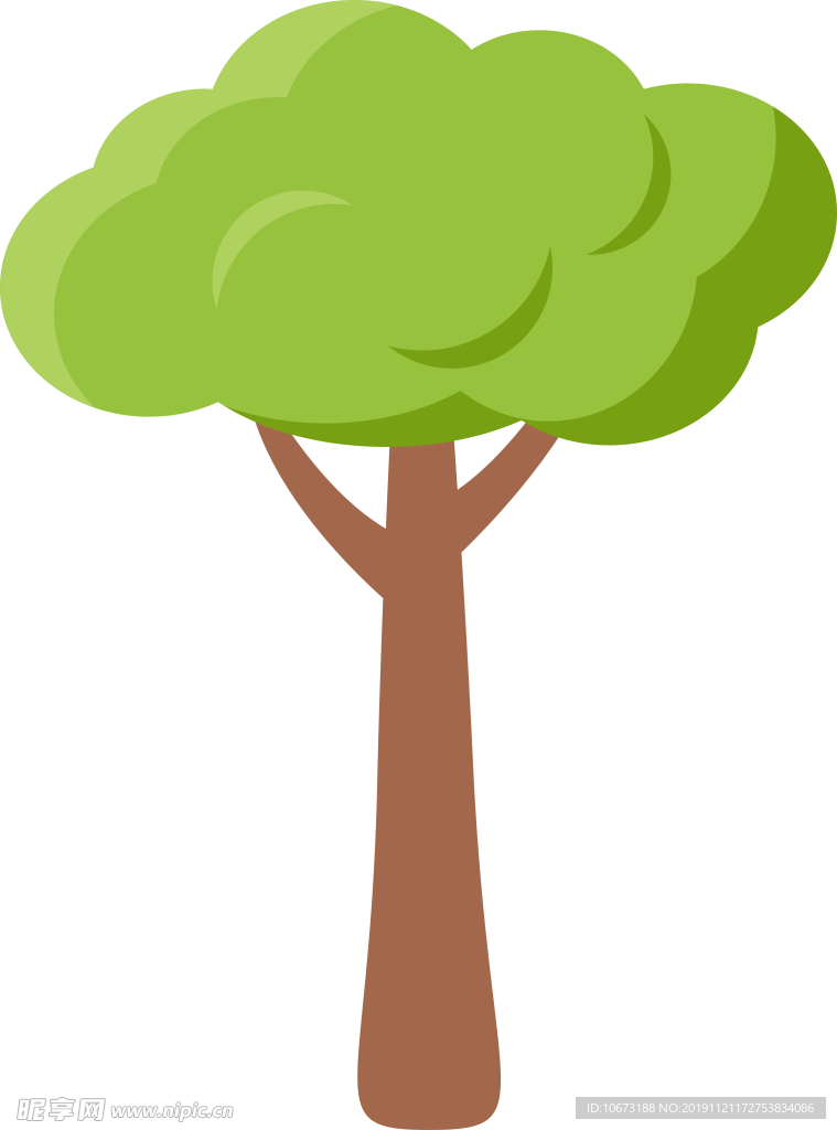 卡通树
