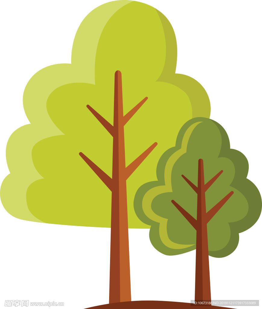 卡通树