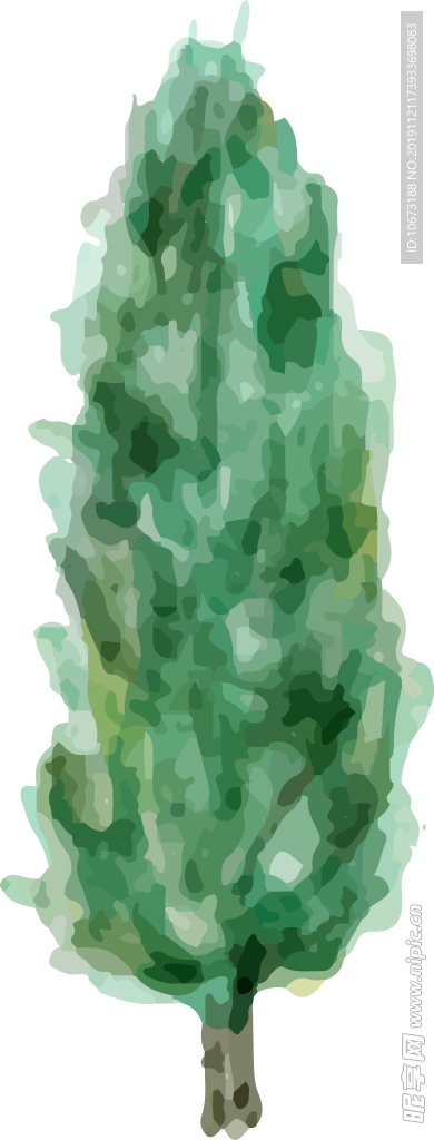 卡通树