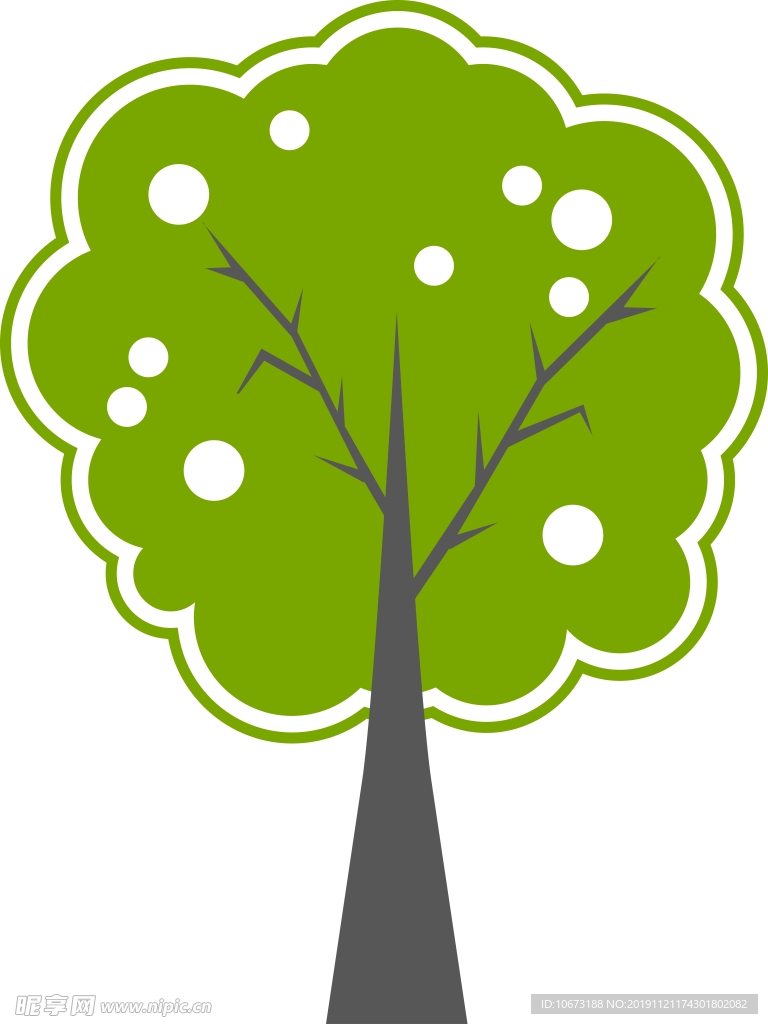 卡通树