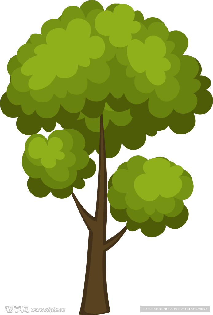 卡通树