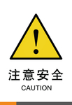 标牌  标识 注意 安全 标志