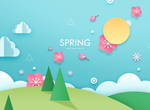 春季 创意背景