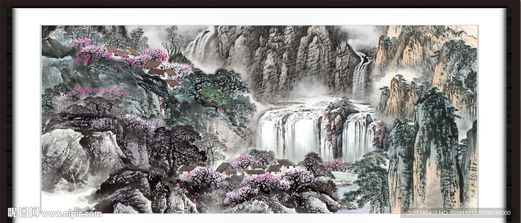 巨幅山水