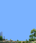 PSD前景图 前景树 分层素材