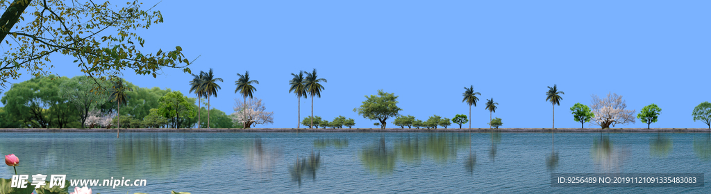 湖面天空 高清背景全图