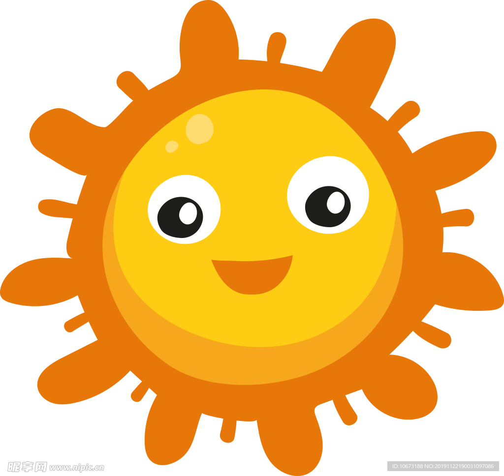 卡通太阳图片