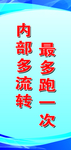 内部多流转 最多跑一次