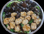 冬菇鱼丸扒生菜