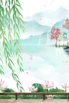 大气国潮风花鸟画