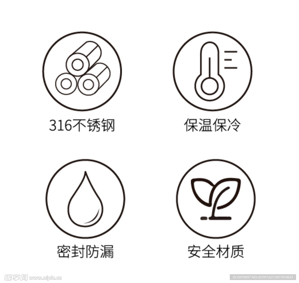 保温杯图标