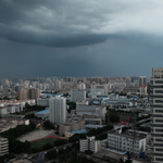 阴天的城市