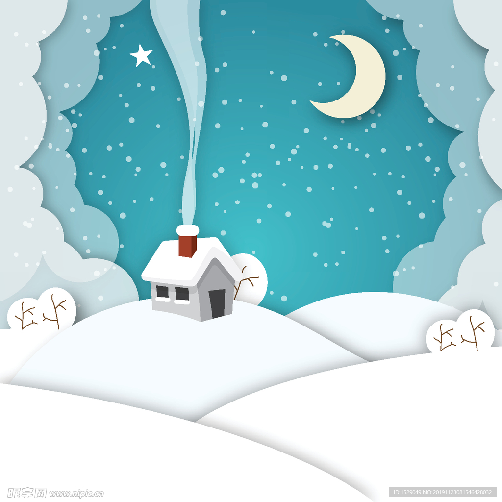 冬天雪景