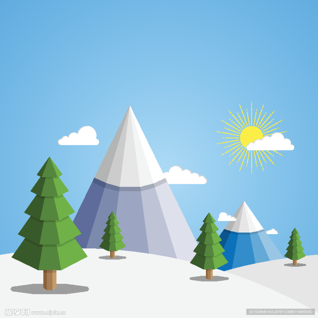 冬天雪景