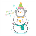 卡通雪人