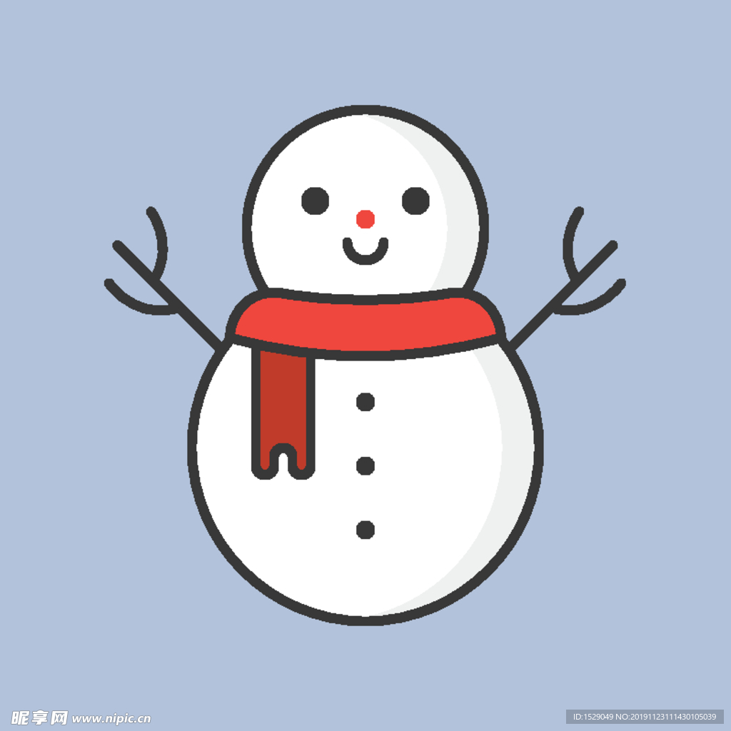 卡通雪人