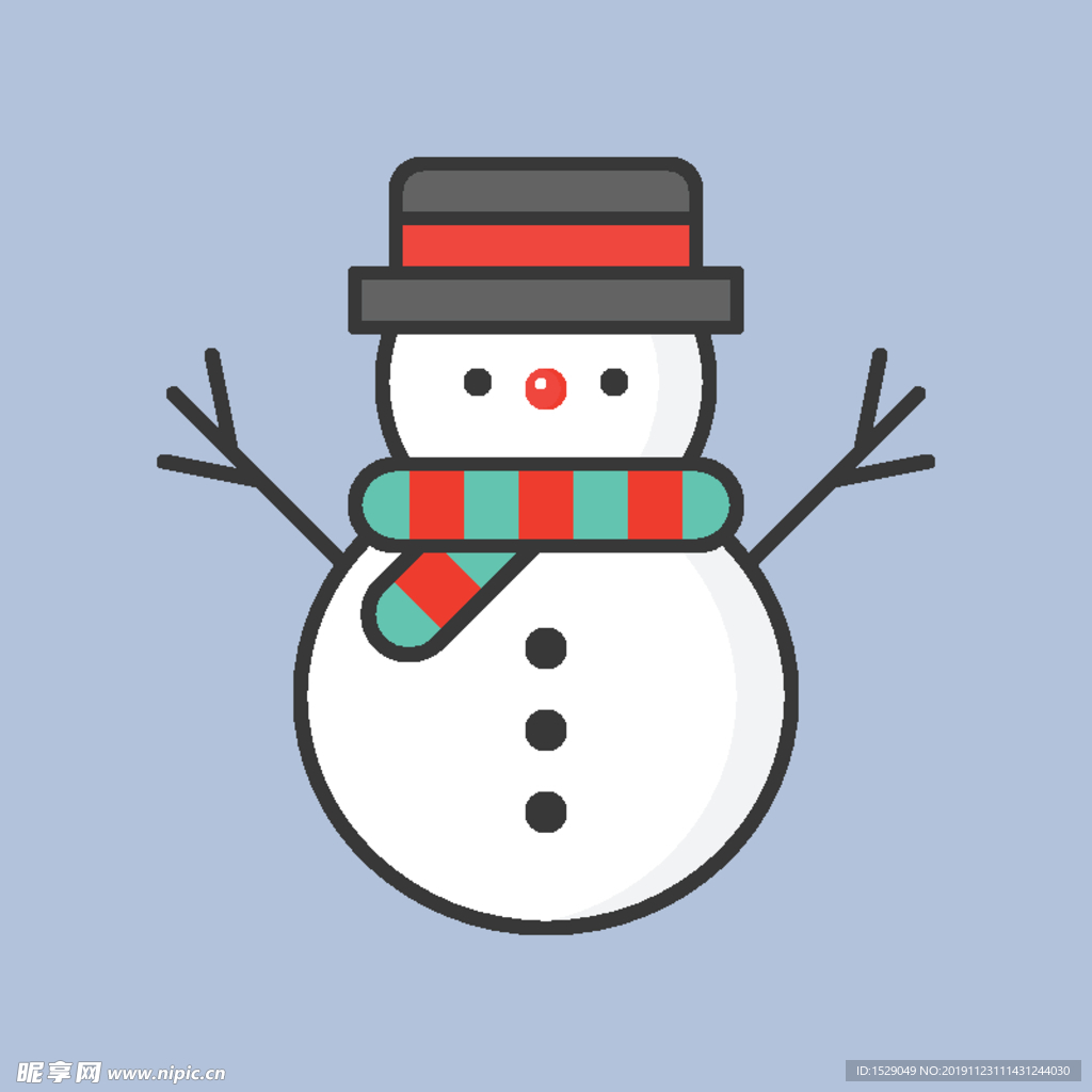 卡通雪人