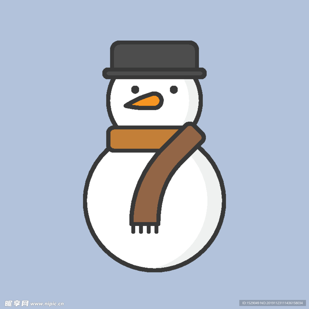 卡通雪人