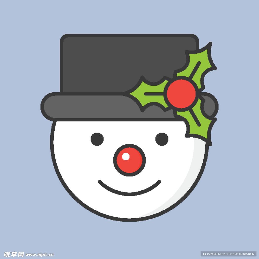 卡通雪人