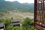 婺源篁岭的山坡梯田和建筑