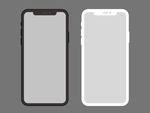 iphoneX 黑白模型