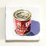 日常物品油画罐头铁盒