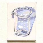 日常物品油画量杯