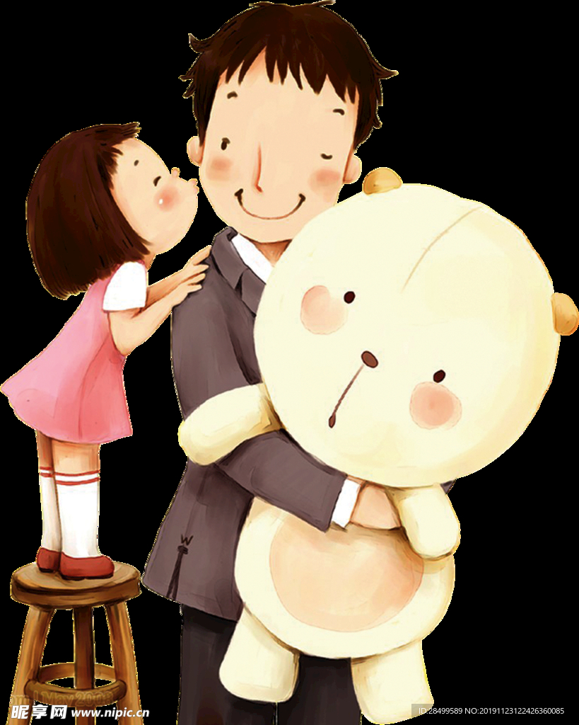 卡通小孩
