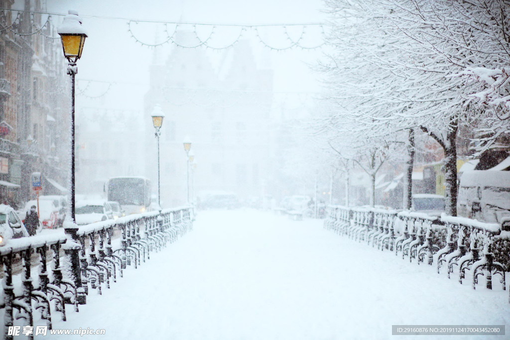 雪景背景