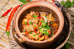 砂锅肉片煲