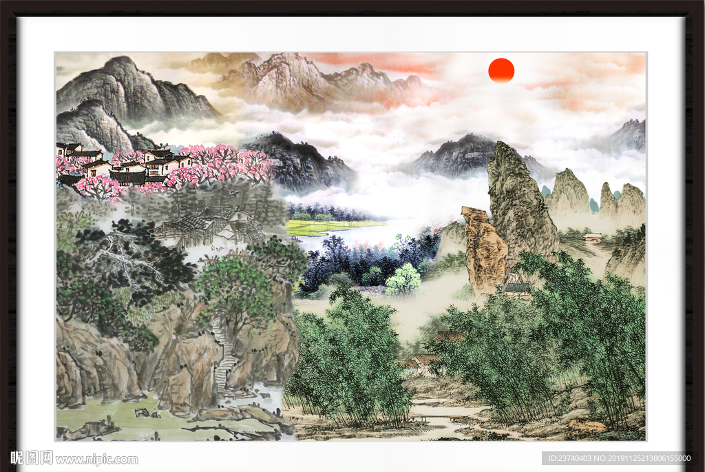 国画山水