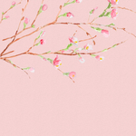 粉色花卉