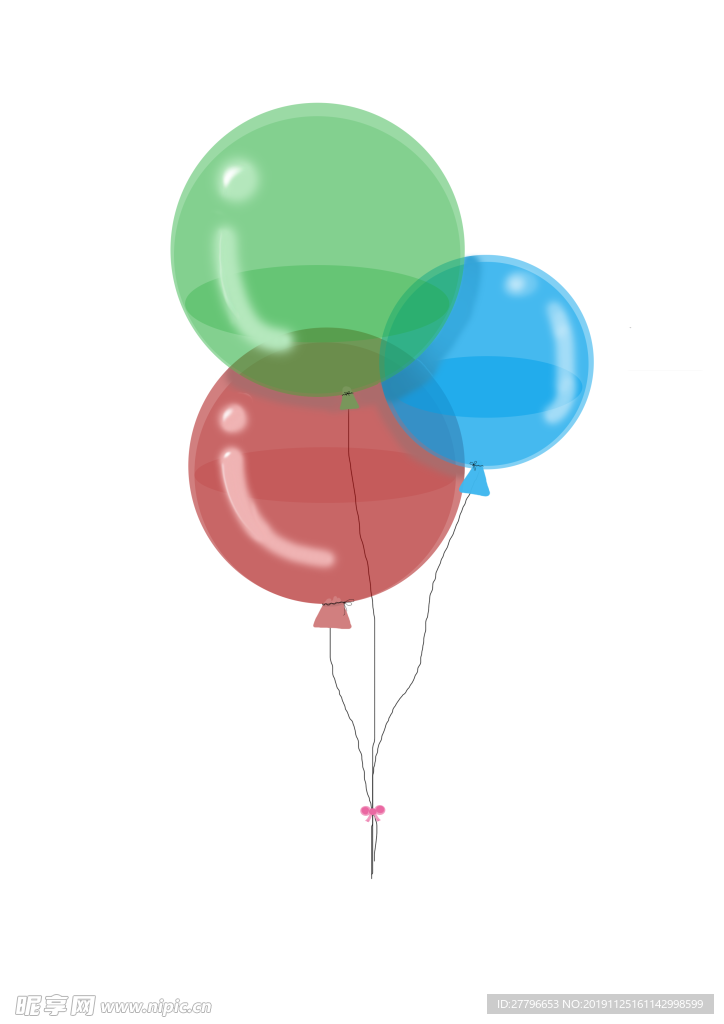 彩色糖果气球