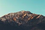 山雪冰川高山景观边坡