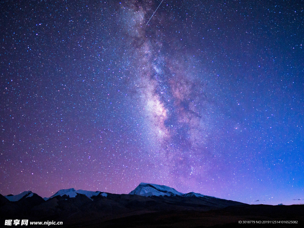 纳木那尼峰星空