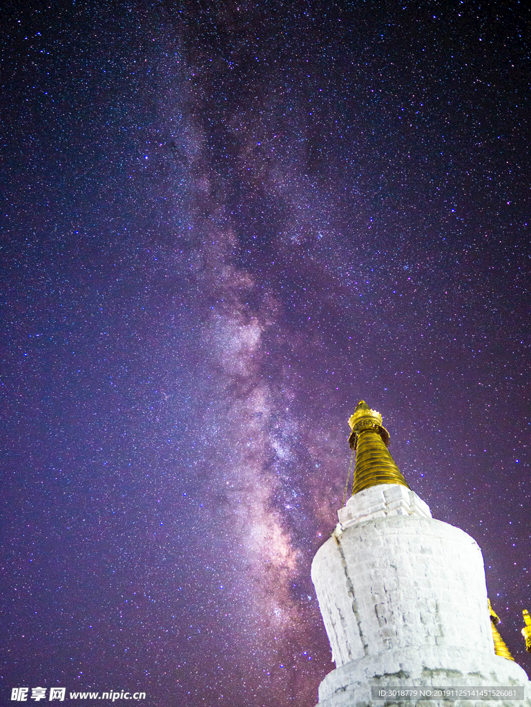 萨迦县夜空
