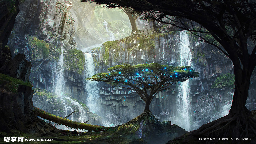 瀑布风景
