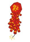 鞭炮 福 红色 喜庆 过年