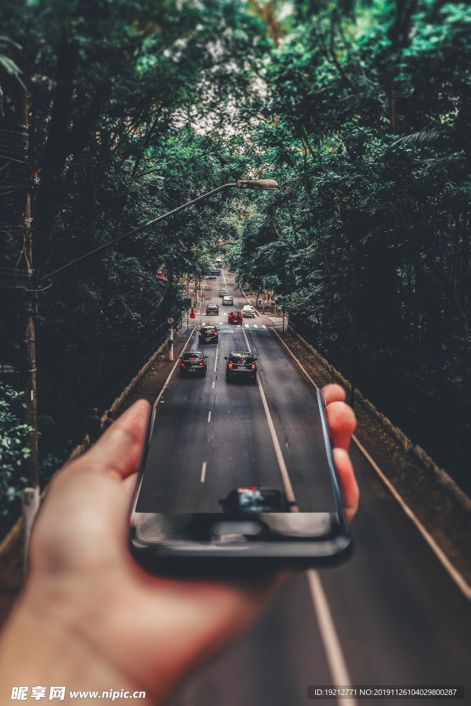 手机 公路