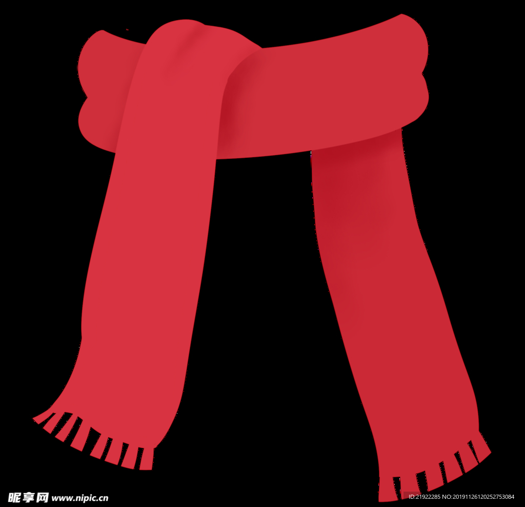 红围巾图片