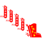 楼梯形象墙