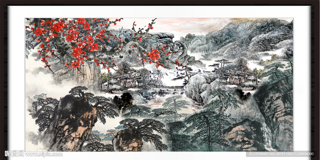 国画山水
