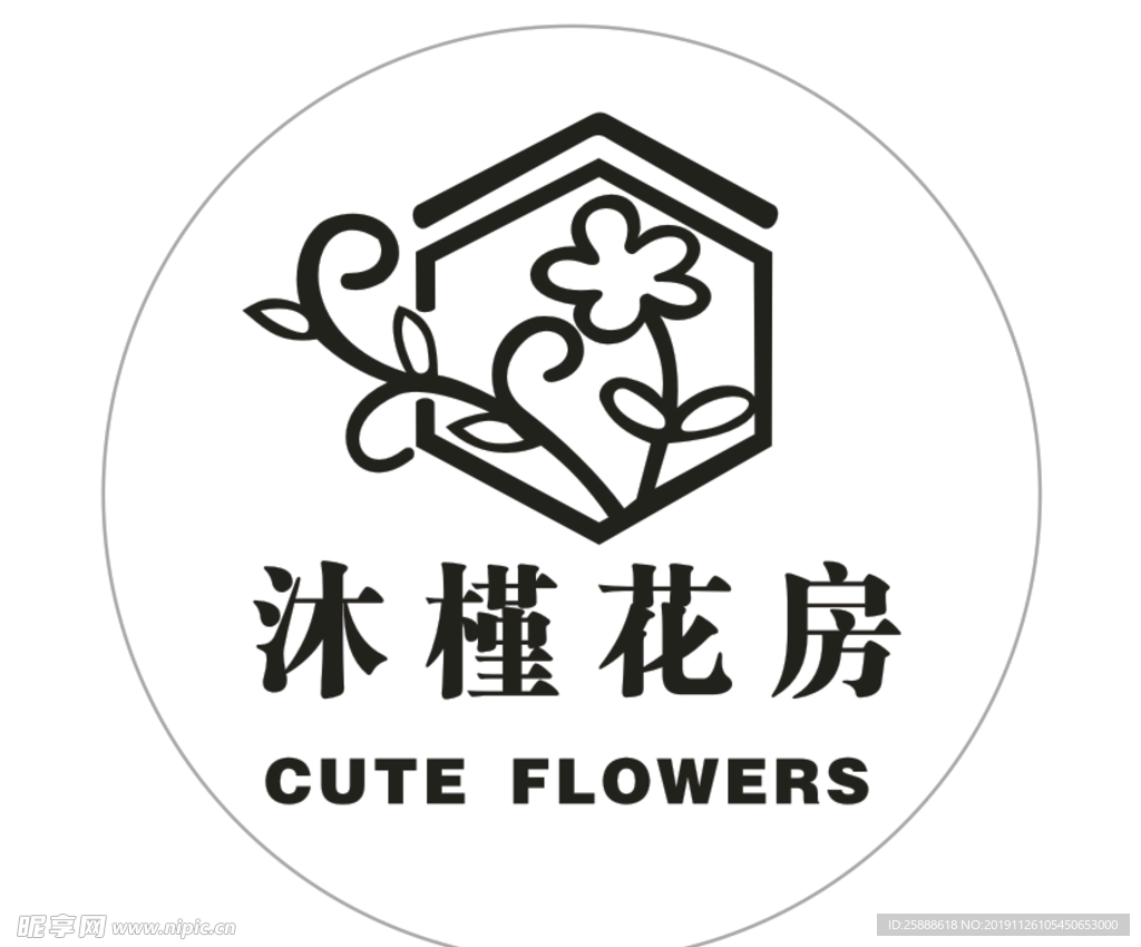 花店logo