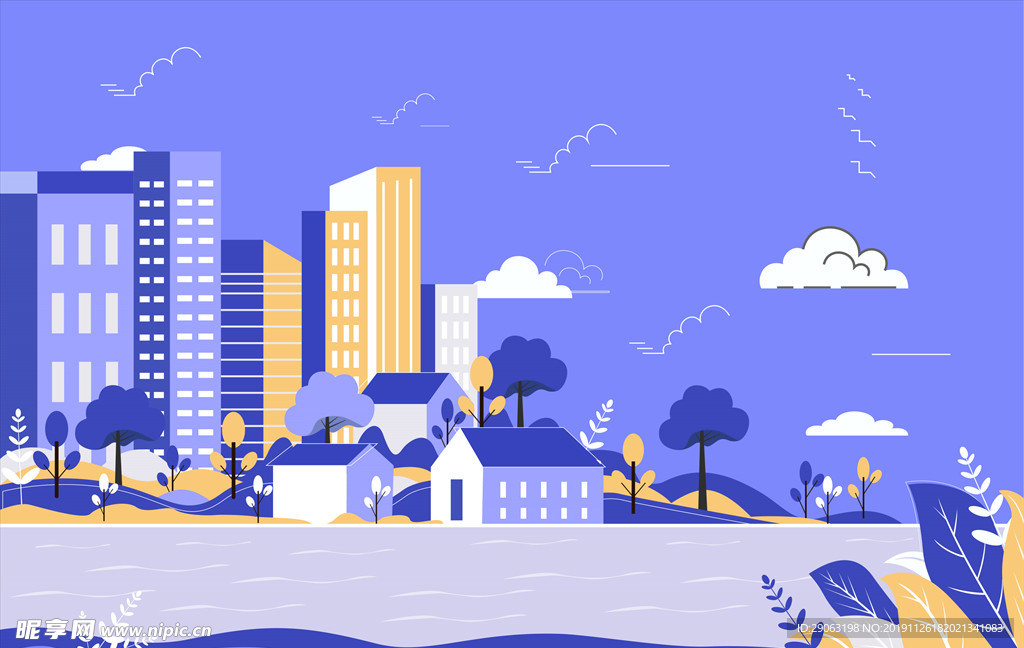 城市插画