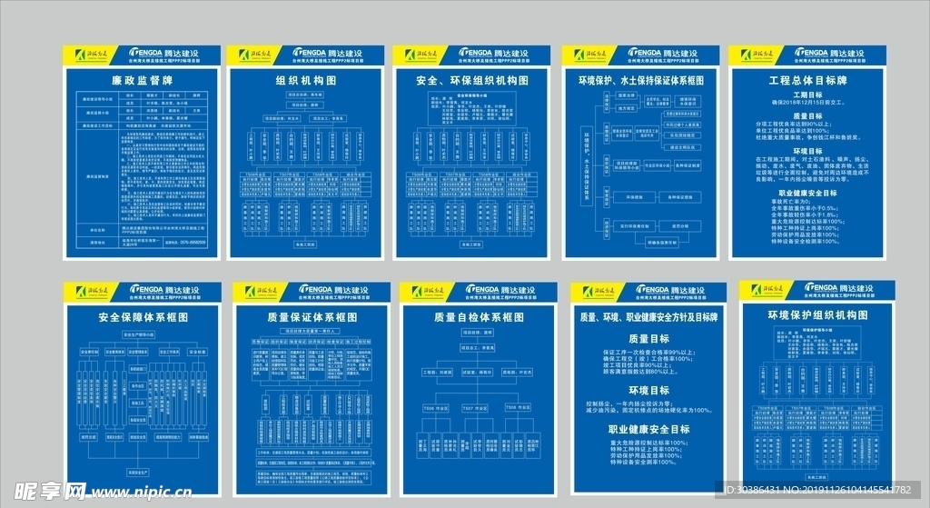 组织机构图  安全质量