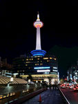 日本京都站京都塔夜景