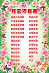 美容院经营项目